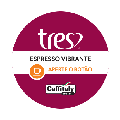 Cafeteira TRES e produtos da 3 Corações