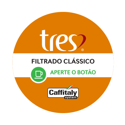 Cafeteira TRES e produtos da 3 Corações