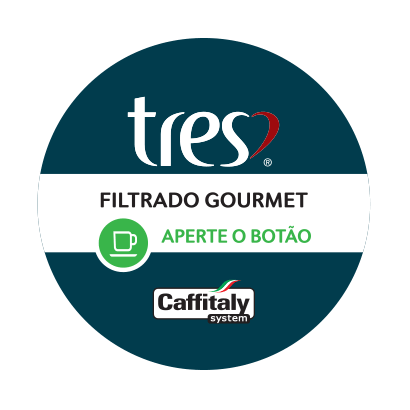 Cafeteira TRES e produtos da 3 Corações